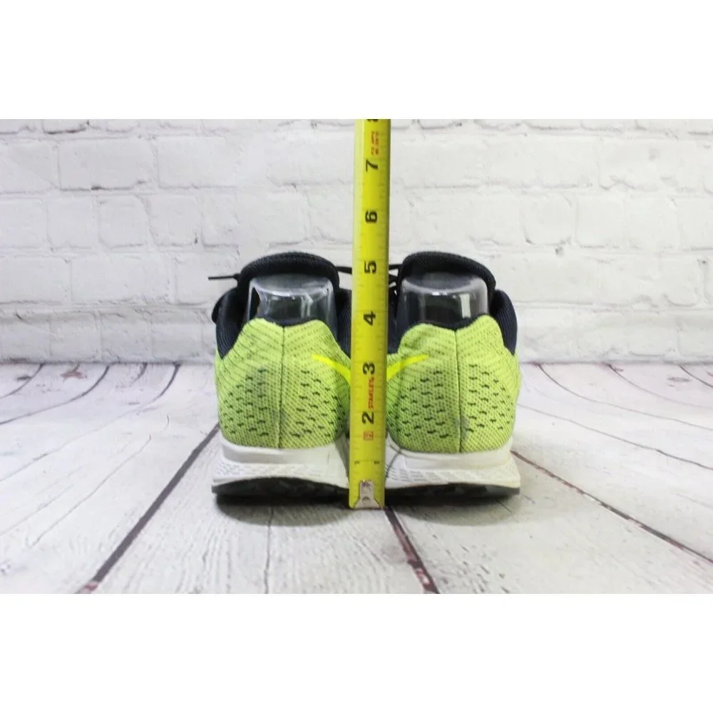 Nike Air Zoom Elite 8 Green Pink Mesh Low Top Sneaker Running Shoes Size 8 - Picture 7 of 9